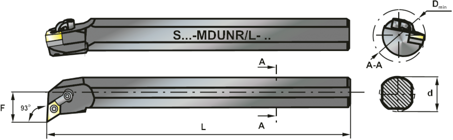 S40U MDUNL 15 soustružnický držák